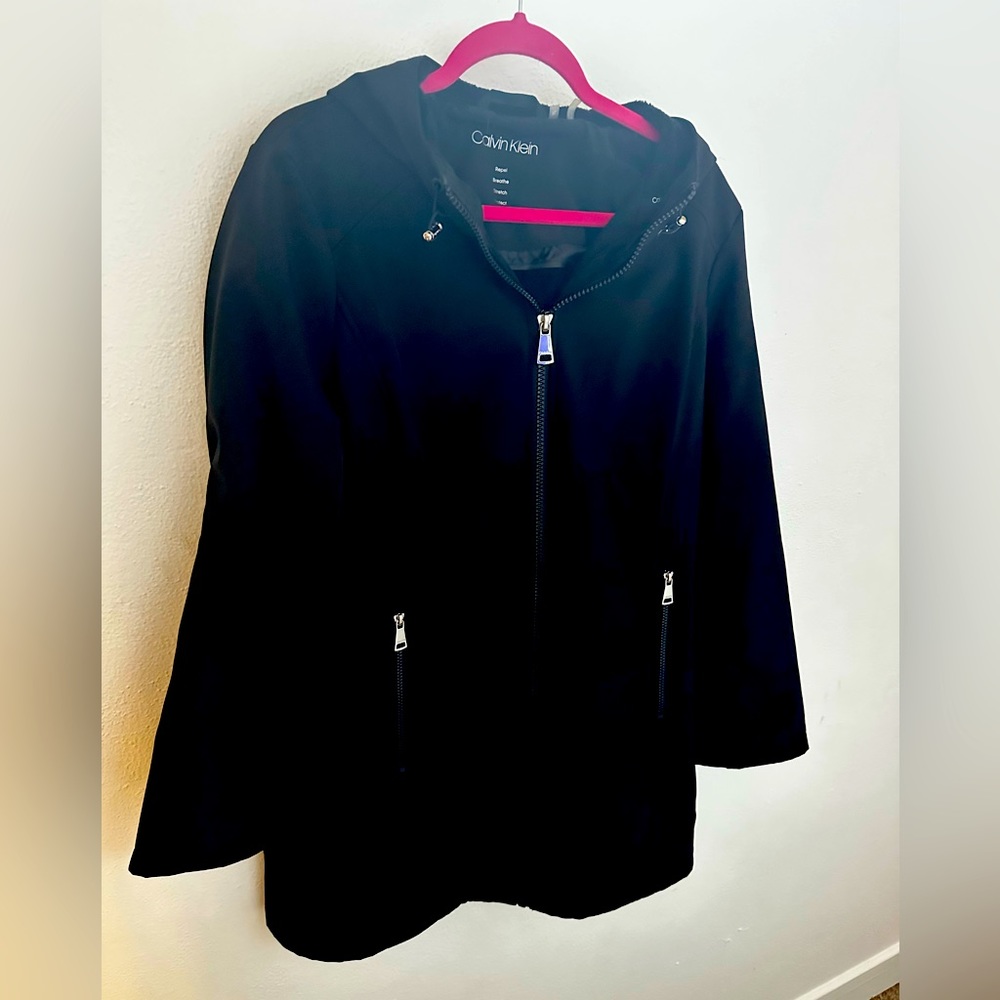 XL size Black Calvin Kline Rain Jacket